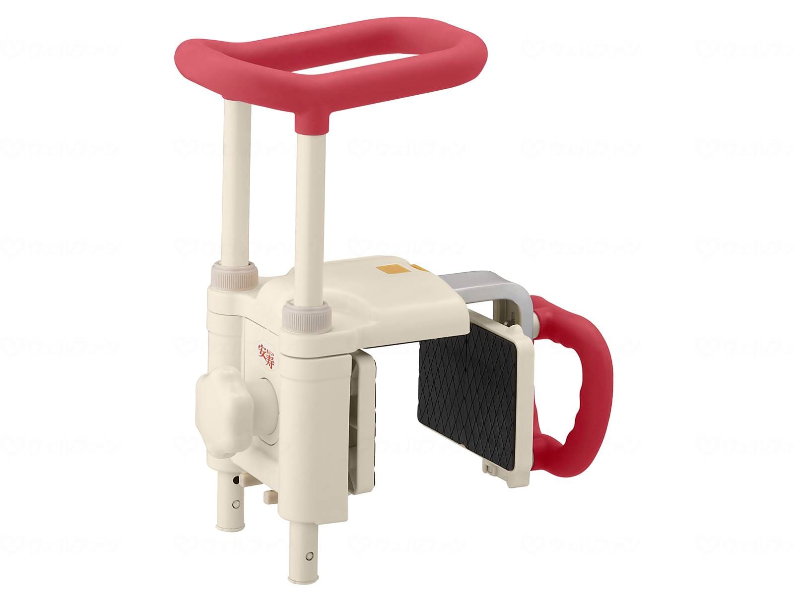 ウェルファン 浴槽手すりUST-200N/レッド 1台（ご注文単位1台）【直送品】