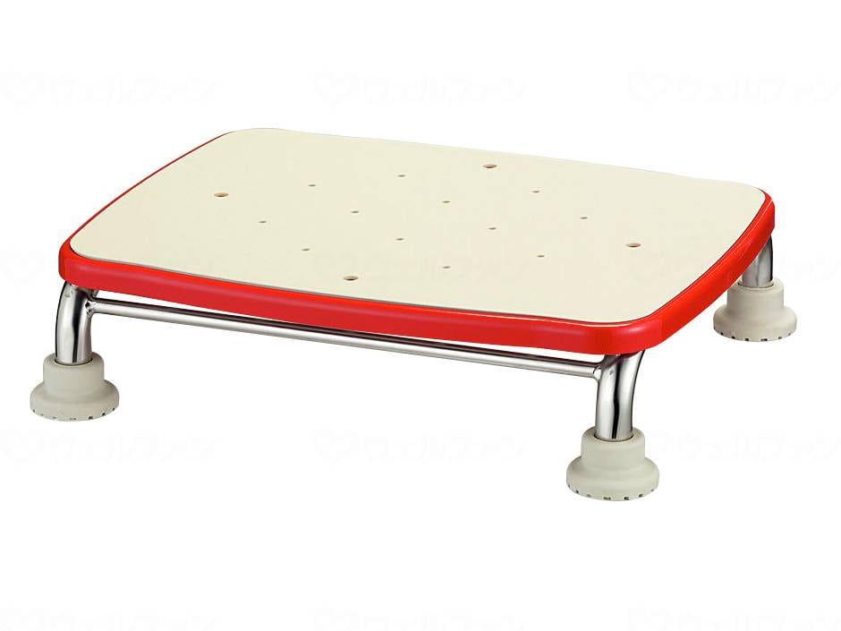 ウェルファン ステンレス製浴槽台R/レッド/12‐15 1台（ご注文単位1台）【直送品】