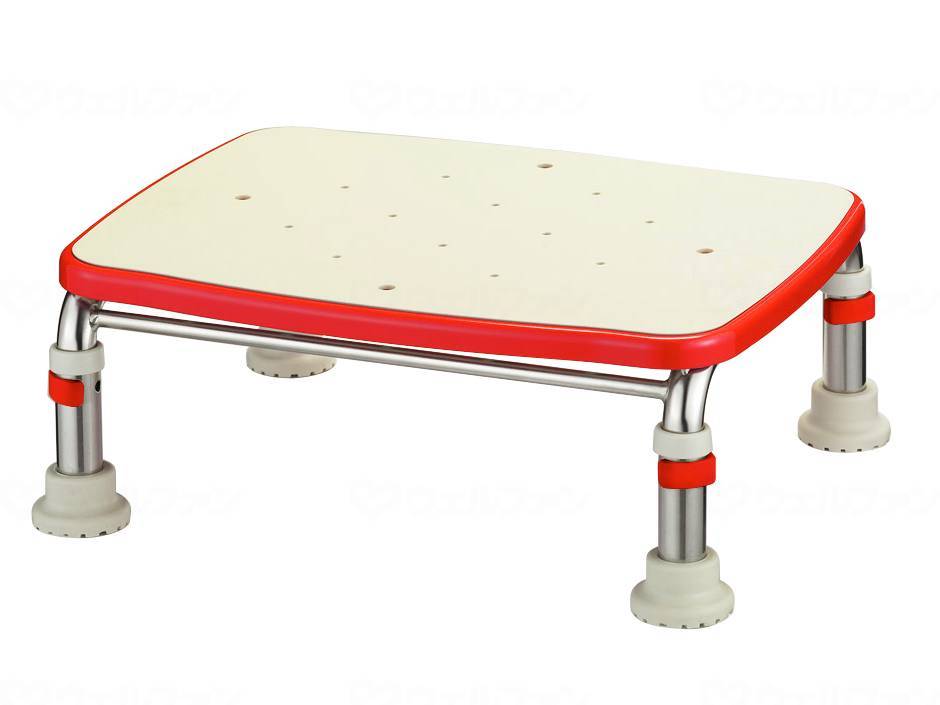 ウェルファン ステンレス製浴槽台R/レッド/15‐20 1台（ご注文単位1台）【直送品】