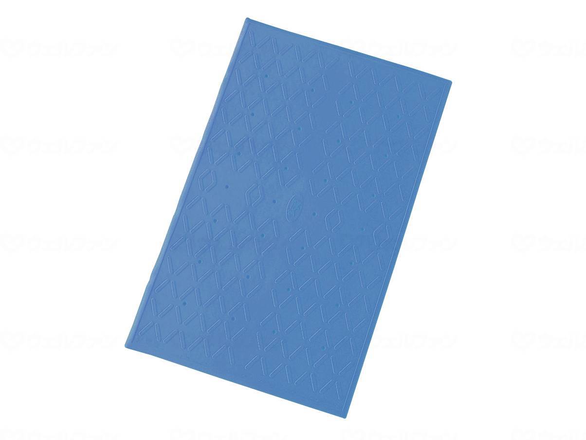 ウェルファン 吸着すべり止めマット/ブルー/S 1枚（ご注文単位1枚）【直送品】