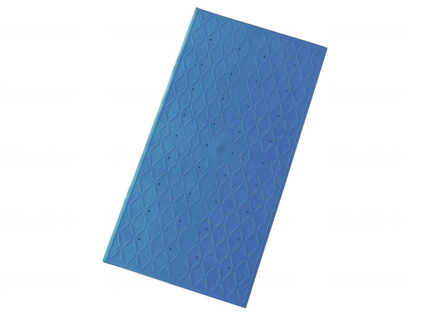 ウェルファン 吸着すべり止めマット M/ブルー/M 1枚（ご注文単位1枚）【直送品】