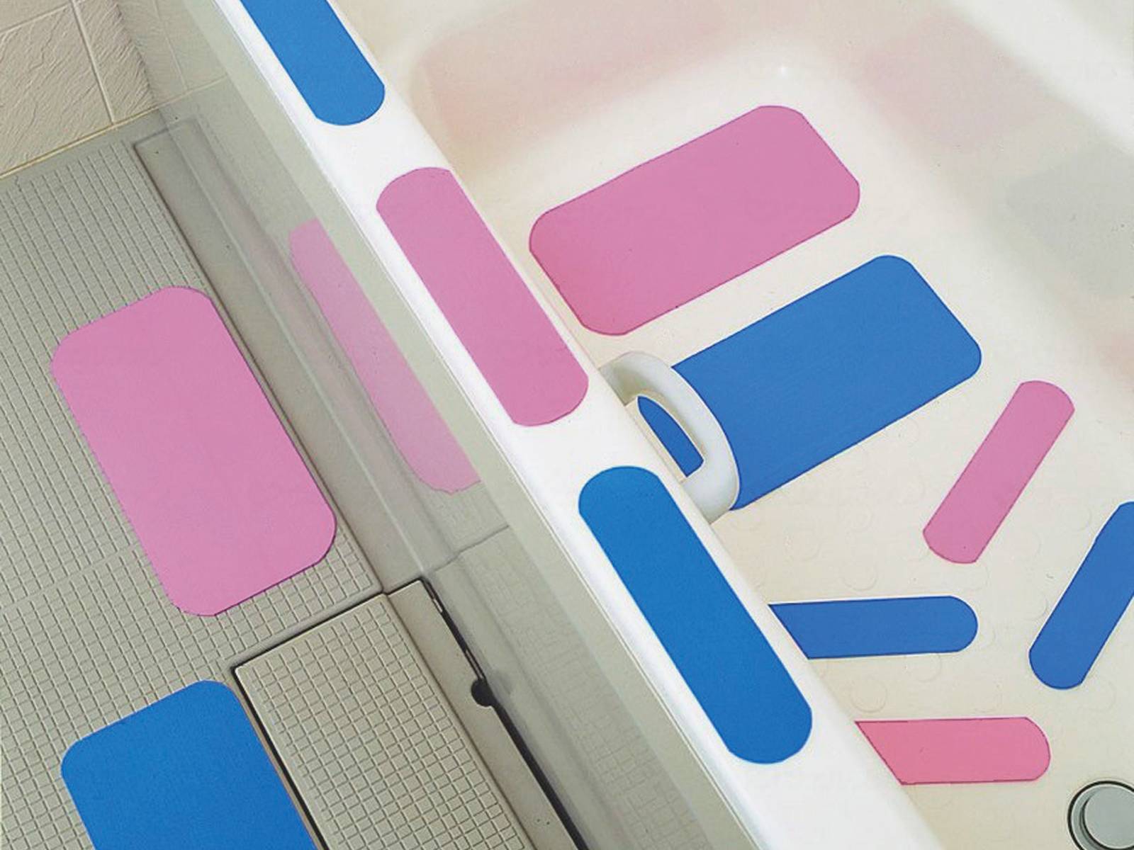 ウェルファン お風呂ピタットシート 2号/ピンク/2号(15X30) 1枚（ご注文単位1枚）【直送品】