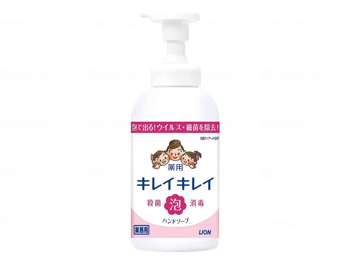 ウェルファン キレイキレイ薬用泡ハンドソープ シトラスフルーティー/本/550ml 1本（ご注文単位1本）【直送品】