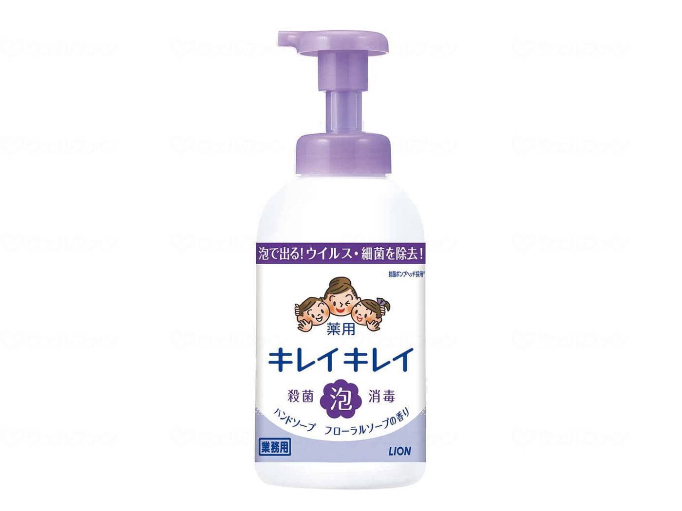 ウェルファン キレイキレイ薬用泡ハンドソープ フローラルソープ/本/550ml 1本（ご注文単位1本）【直送品】