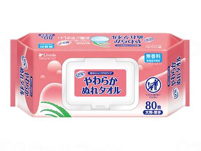 ウェルファン Tやわらかぬれタオル フタ付/袋 1個（ご注文単位1個）【直送品】