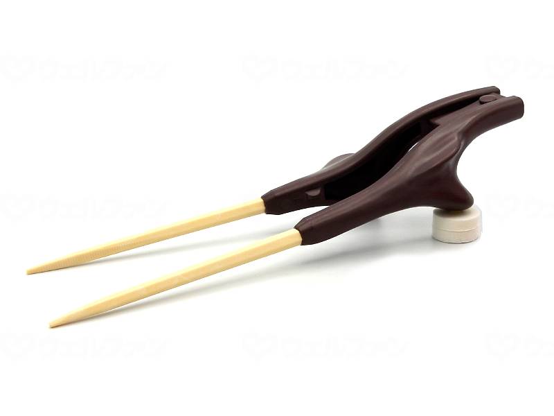 ウェルファン 箸ぞうくんクリア/茶/左手用 1個（ご注文単位1個）【直送品】