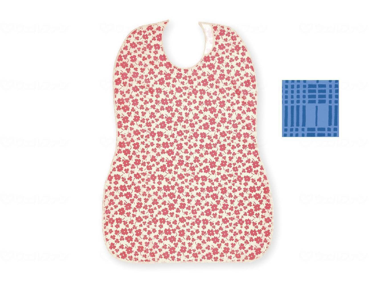 ウェルファン 長持ちする大きなお食事エプロン/ブルー 1個(ご注文単位1個)【直送品】