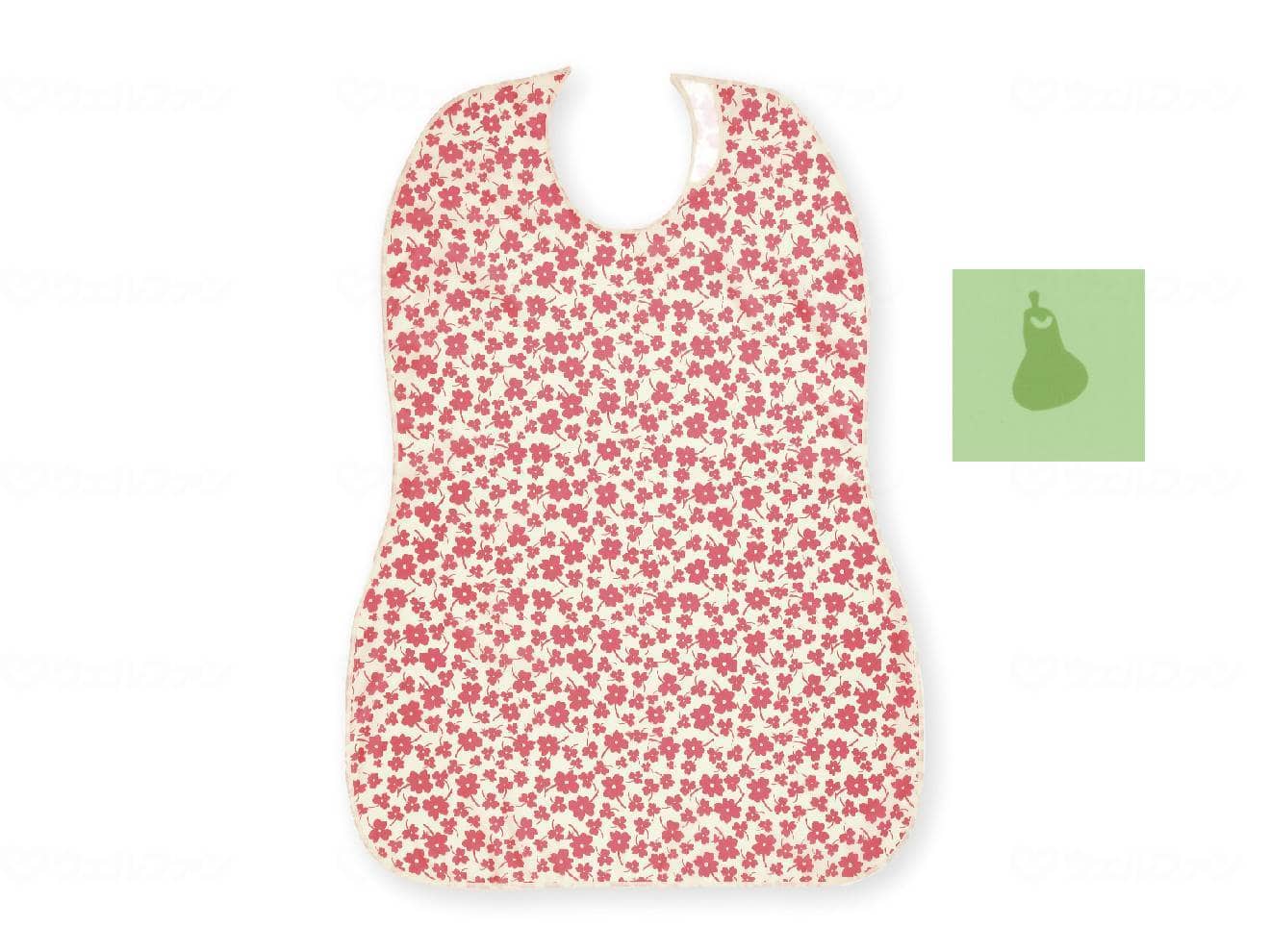 ウェルファン 長持ちする大きなお食事エプロン/ライム 1個(ご注文単位1個)【直送品】