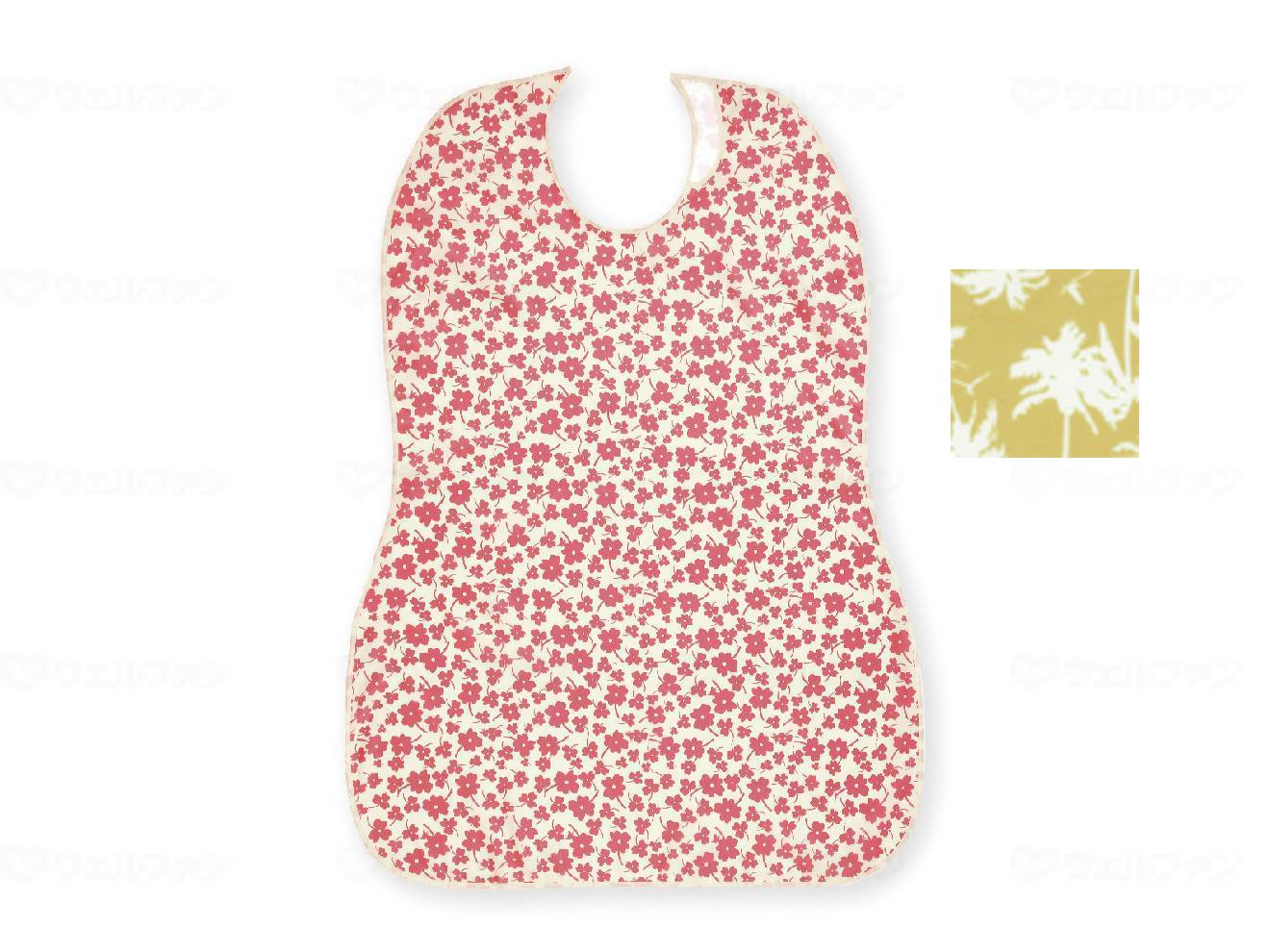 ウェルファン 長持ちする大きなお食事エプロン/バナナ 1個(ご注文単位1個)【直送品】