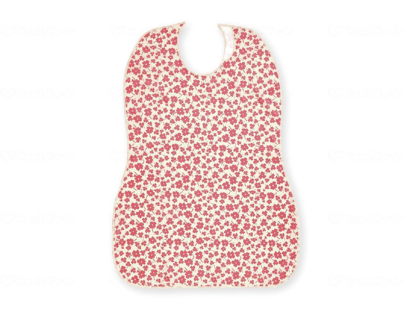 ウェルファン 長持ちする大きなお食事エプロン/ローズ 1個(ご注文単位1個)【直送品】