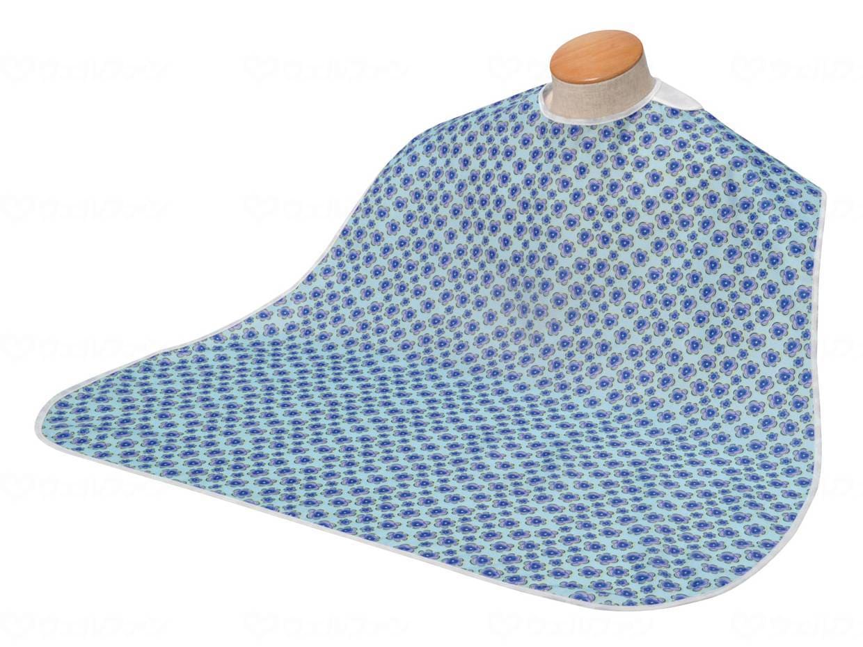 ウェルファン ソフラピレン エプロン パンジー/ブルー 1個（ご注文単位1個）【直送品】