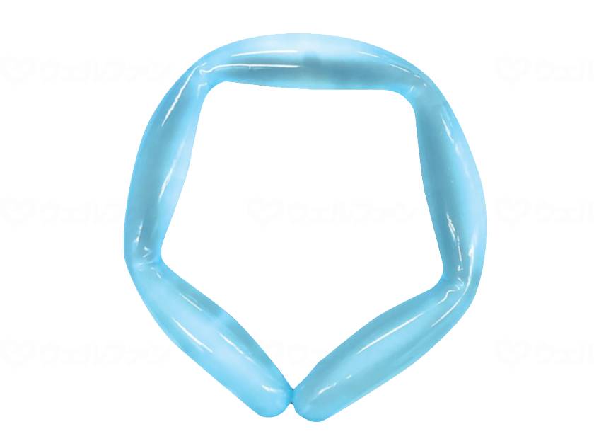 ウェルファン 新素材ネッククーラー ペンタクール/青 1個(ご注文単位1個)【直送品】