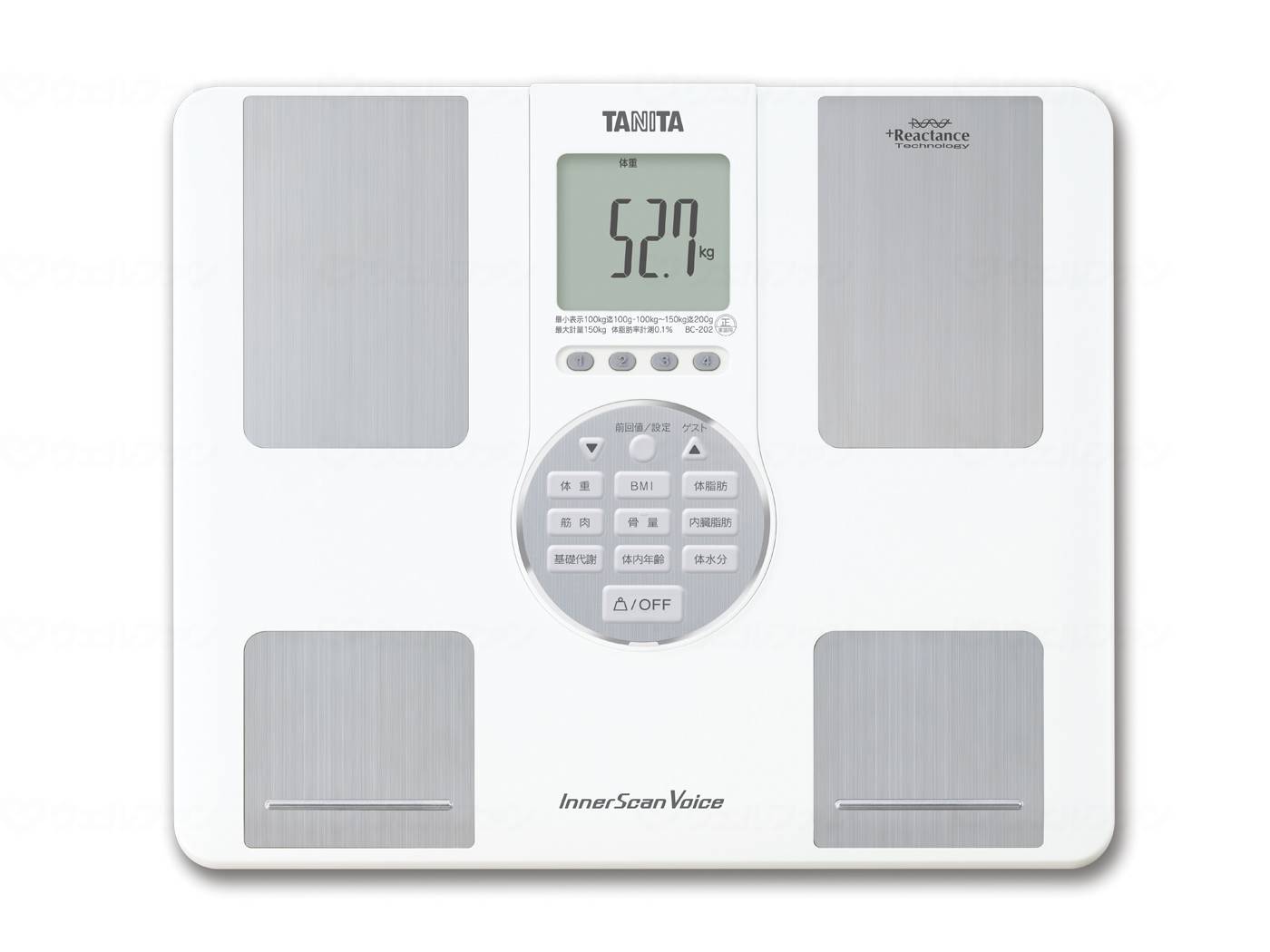ウェルファン 体組成計インナースキャンVoice 1個（ご注文単位1個）【直送品】