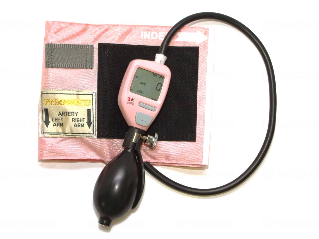 ウェルファン 電子アネロイド式血圧計/ピンク 1個（ご注文単位1個）【直送品】