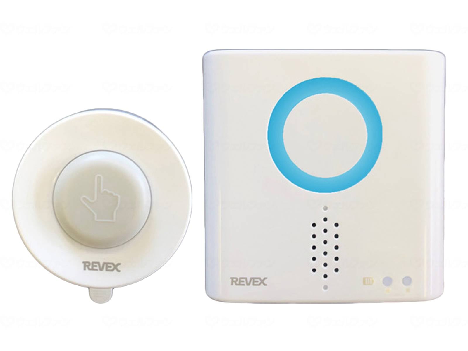 ウェルファン 防水型押しボタン 呼び出しチャイム 1個（ご注文単位1個）【直送品】