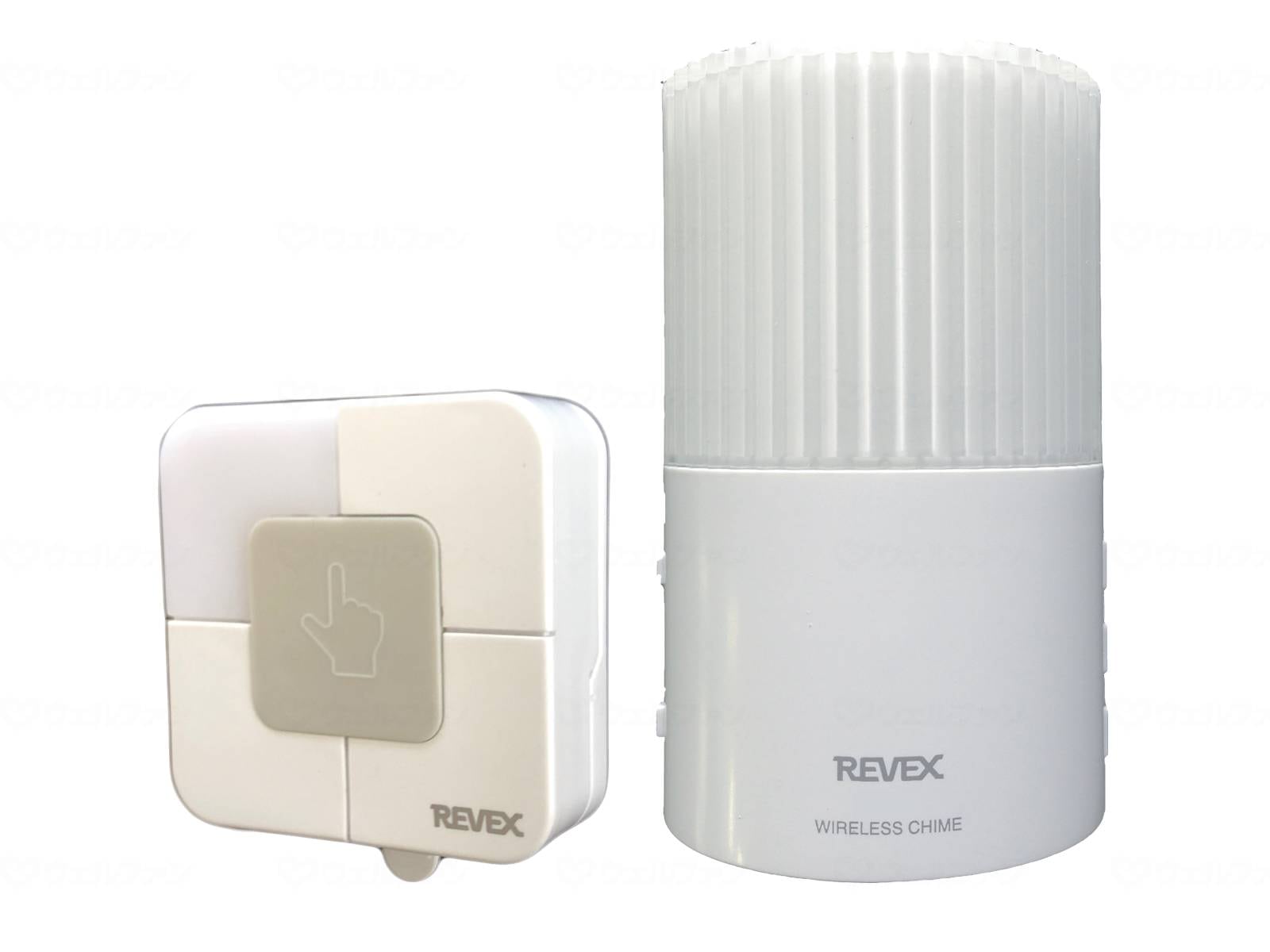 ウェルファン 防雨型押しボタン コンセント式呼び出しチャイムセット 1個（ご注文単位1個）【直送品】