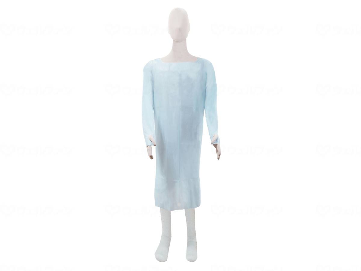 ウェルファン CPEガウン2(袖つき)/箱/L 1個（ご注文単位1個）【直送品】