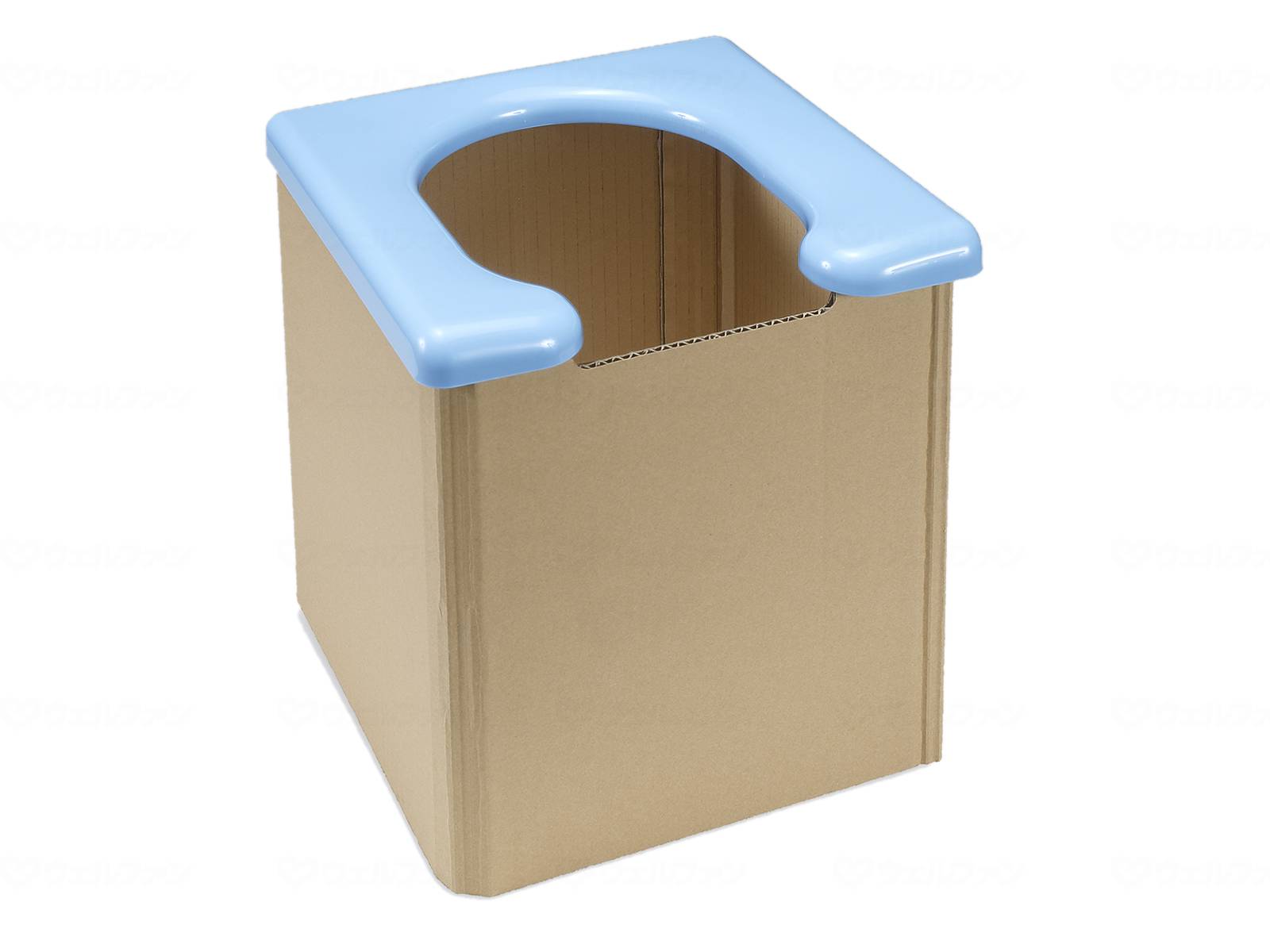 ウェルファン 避難用トイレ/ブルー 1個（ご注文単位1個）【直送品】