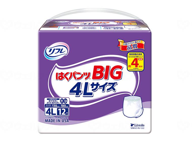 ウェルファン はくパンツBIG/袋/4L 1個(ご注文単位1個)【直送品】