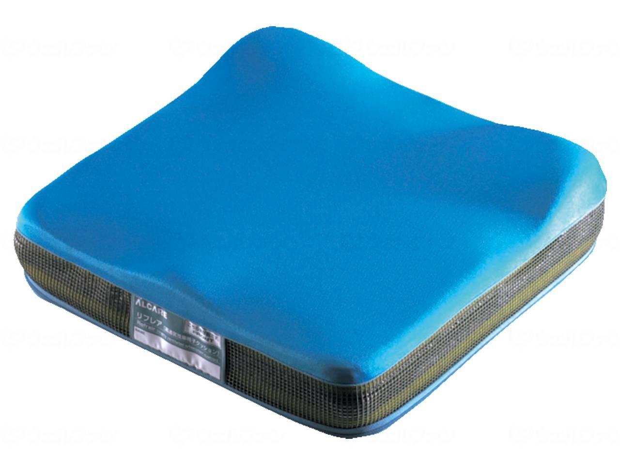 ウェルファン 車いすクッション リフレア/スカイブルー/39×39 1枚（ご注文単位1枚）【直送品】