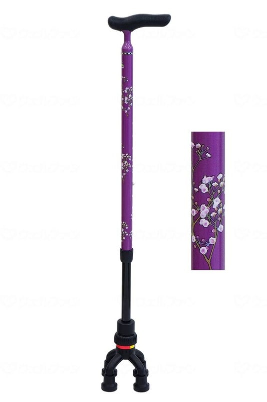 ウェルファン 四点可動式ぴったりくん かすみ草紫 1個(ご注文単位1個)【直送品】