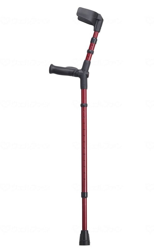 ウェルファン オッセンベルグ社 オールニーズクラッチ U型 レッド 右手用 1個(ご注文単位1個)【直送品】