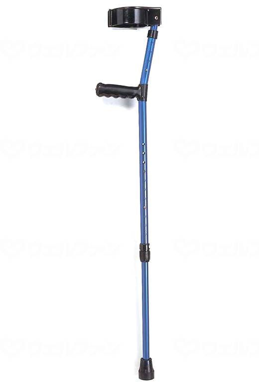 ウェルファン ロフストランドクラッチ　TY132 ブルー 大 1個（ご注文単位1個）【直送品】