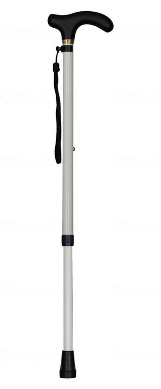 ウェルファン アルミ製白杖　身体支持併用　伸縮式 1個（ご注文単位1個）【直送品】