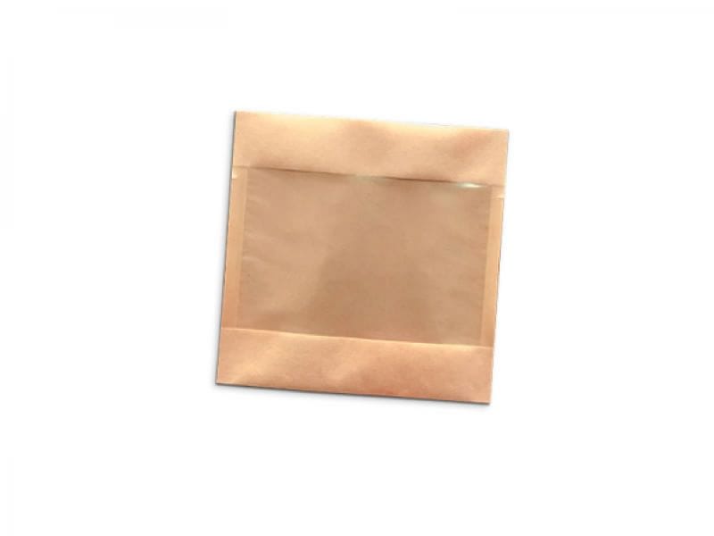 ニコノス ミエルパック 窓あき平袋100×100mm MPH-1010 100枚/束(ご注文単位20束)【直送品】