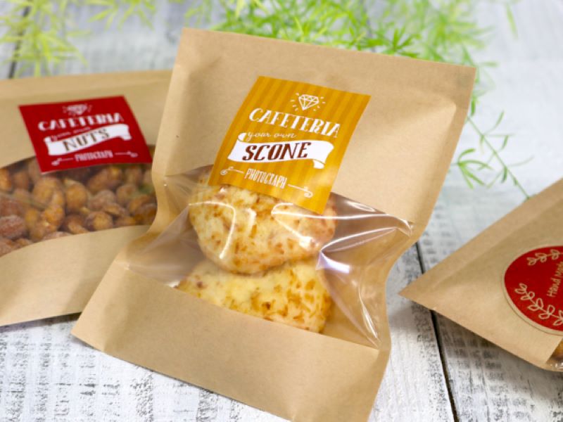 ニコノス ミエルパック 窓あき平袋120×140mm MPH-1214 100枚/束（ご注文単位10束）【直送品】