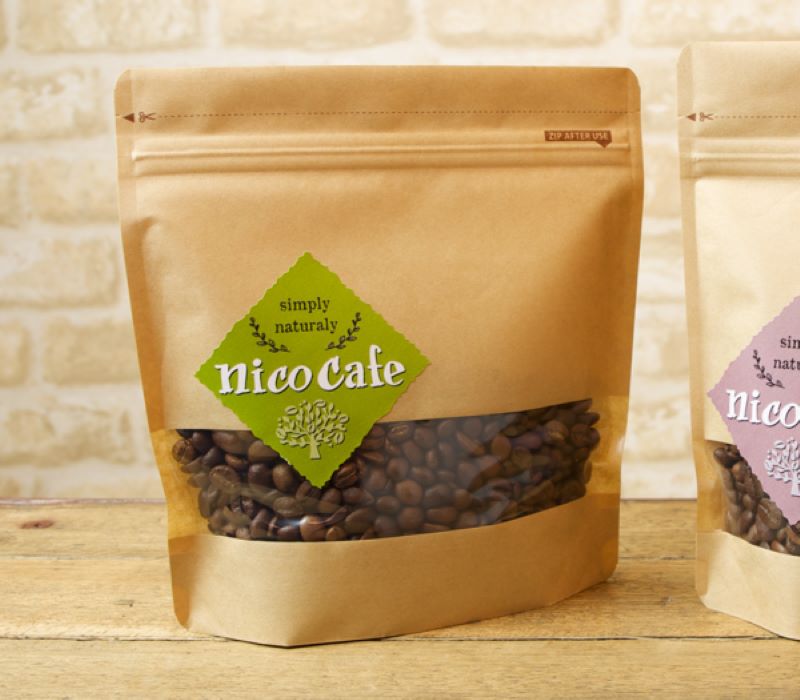 ニコノス 窓あきスタンドチャッカー 200g WST-230 100枚/束(ご注文単位10束)【直送品】