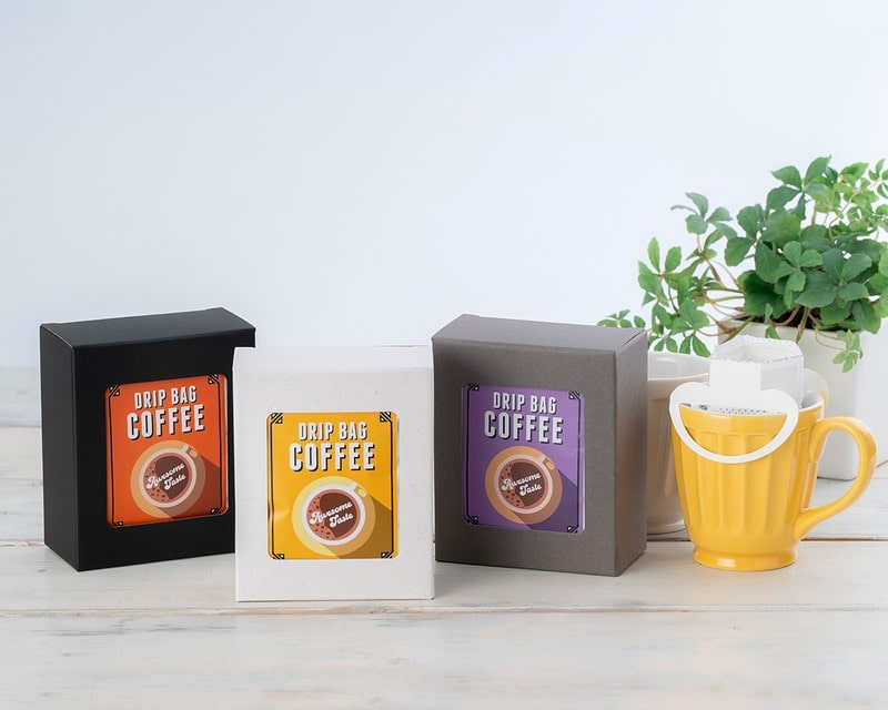 ニコノス 窓あきドリップバッグ用中箱 ホワイト MIC-DW 100個/束(ご注文単位2束)【直送品】