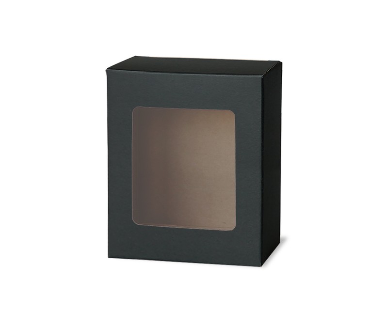 ニコノス 窓あきドリップバッグ用中箱 ブラック MIC-DB 100個/束（ご注文単位2束）【直送品】