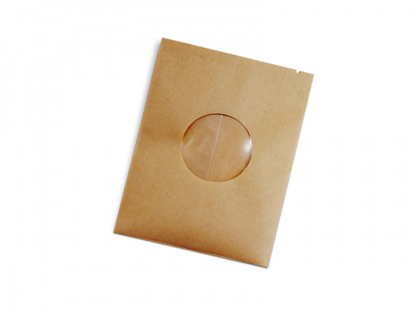 ニコノス 窓あきクラフトパック50g平袋 K-50W 100枚入/袋（ご注文単位20袋）【直送品】