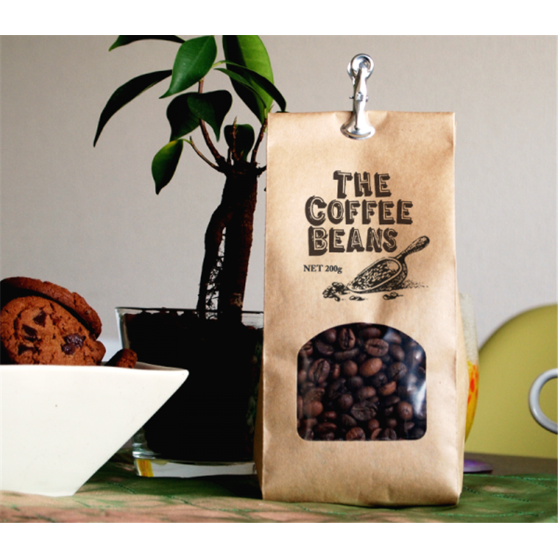 ニコノス 窓あきクラフトパック200g ガゼット K-230W 100枚入/袋（ご注文単位10袋）【直送品】