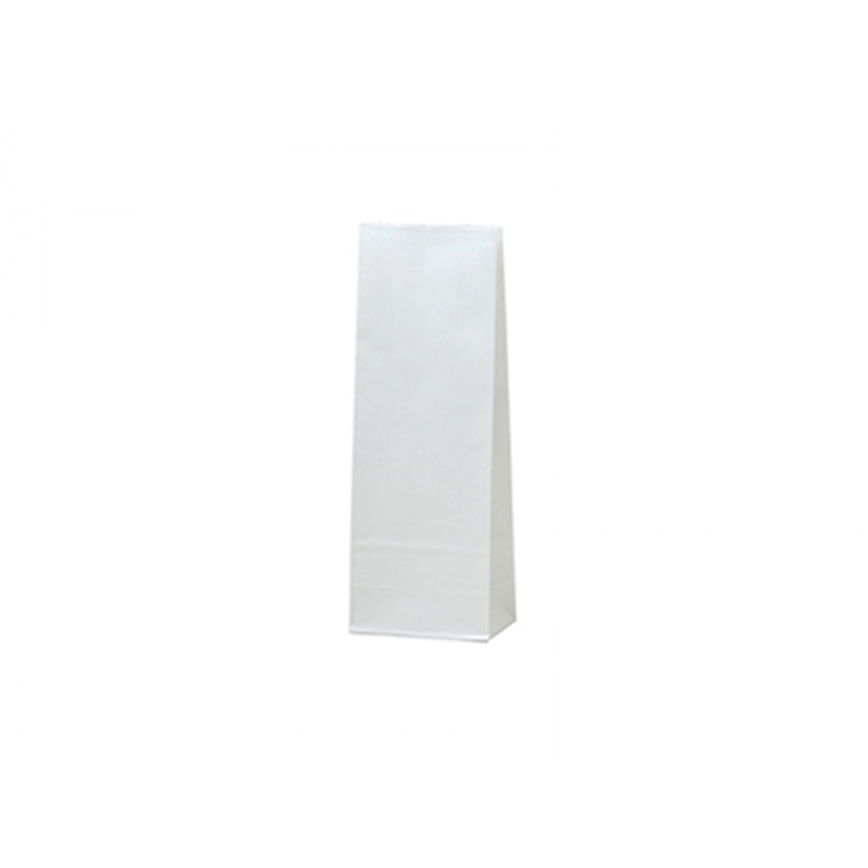 ニコノス ポリラミネート紙袋 白無地 200g PB-200-E 100枚入/袋（ご注文単位10袋）【直送品】