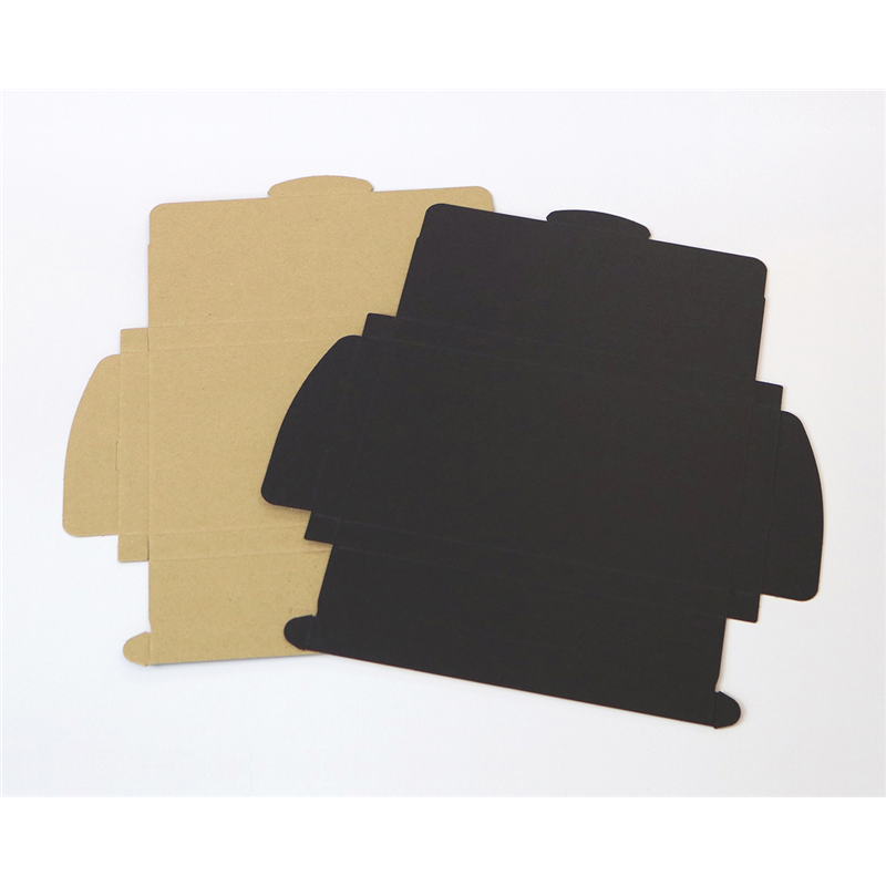 ニコノス 薄型組立箱20mm厚 クラフト/黒 UK1321-KB-E 10枚入/袋(ご注文単位10袋)【直送品】