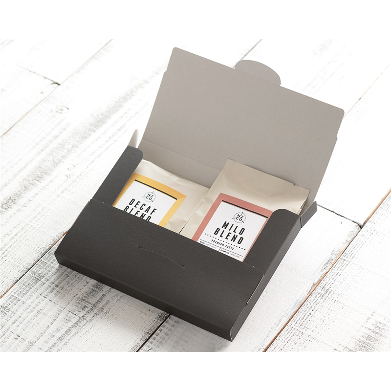 ニコノス 薄型組立箱A5ワイド ブラック/ハイグレー UKA5-HB-E 10枚入/袋(ご注文単位10袋)【直送品】