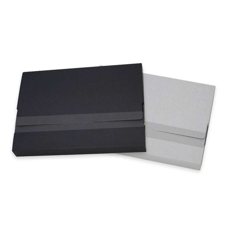 ニコノス 薄型組立箱A5ワイド ブラック/ハイグレー UKA5-HB-E 10枚入/袋(ご注文単位10袋)【直送品】