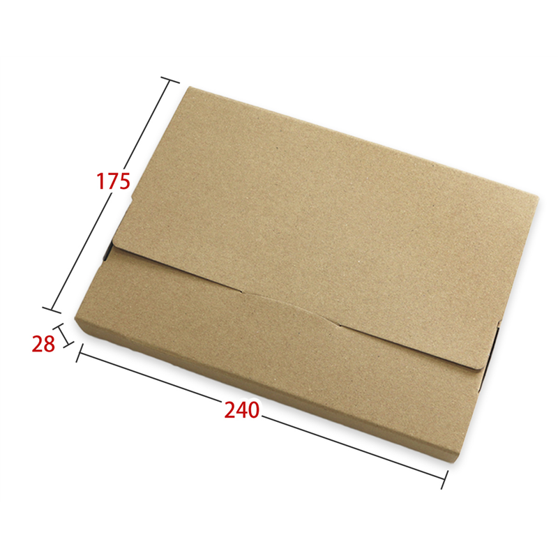 ニコノス 薄型組立箱A5ワイド クラフト/グレー UKA5-KG-E 10枚入/袋(ご注文単位10袋)【直送品】