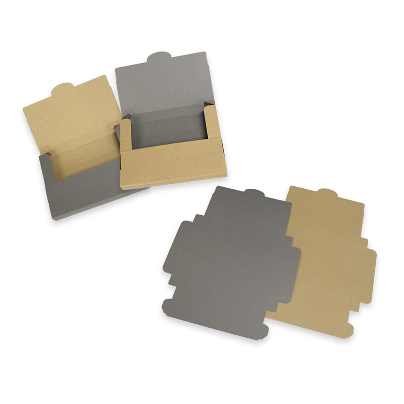 ニコノス 薄型組立箱A5ワイド クラフト/グレー UKA5-KG-E 10枚入/袋(ご注文単位10袋)【直送品】