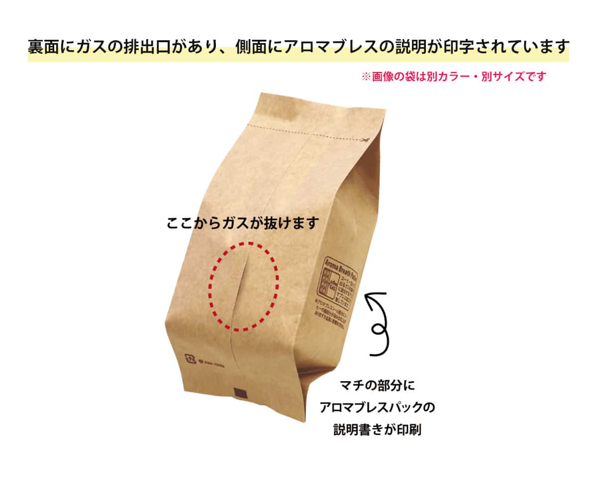 ニコノス アロマブレスパック200g ガゼット袋 ブラック ABP-230BK 100枚入/袋（ご注文単位10袋）【直送品】