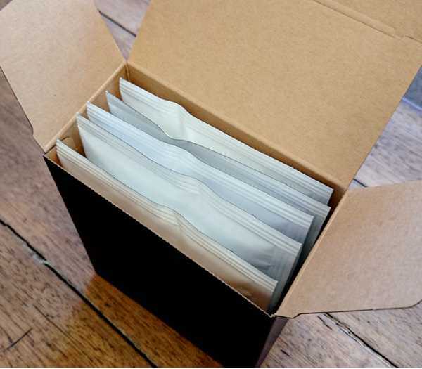 ニコノス ドリップバッグ用中箱 グレー IC-DG 50枚入/袋（ご注文単位4袋）【直送品】