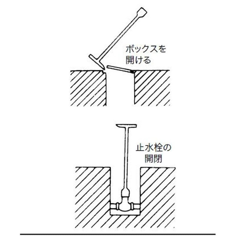 KVK 2300006 止水栓キー G7 1個（ご注文単位1個）【直送品】