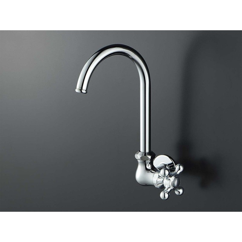 KVK 2300079 横自在水栓 レトロピアン付 K10SSC 1個(ご注文単位1個)【直送品】