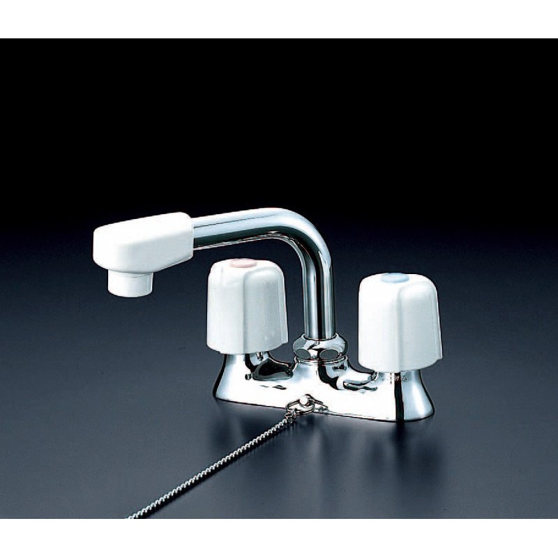 KVK 2300496 洗面2ハンドル混合栓 栓付 KM17NSGS 1個(ご注文単位1個)【直送品】