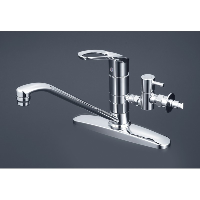 KVK 2300779 流し台混合栓 止水栓付 KM5091TTU 1個（ご注文単位1個）【直送品】