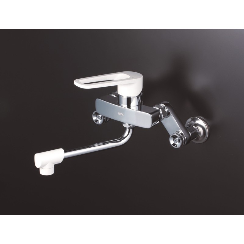 KVK 2302125 寒楽締ソケットシングル混合栓 MSK110KZRJ 1個（ご注文単位1個）【直送品】