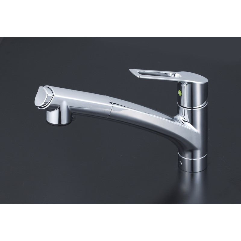 KVK 2302389 寒流台シャワー付混合栓e 上 KM5021ZJTEC 1個（ご注文単位1個）【直送品】