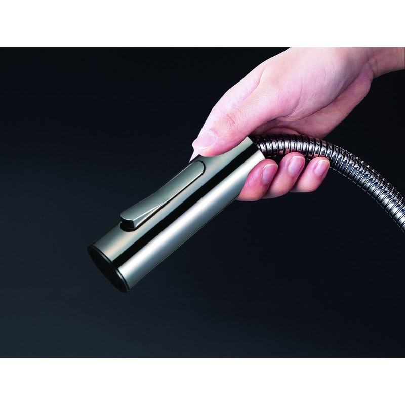 KVK 2302419 グースネック混合栓 e D黒 KM6061ECBN 1個(ご注文単位1個)【直送品】